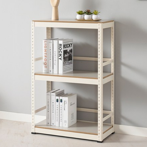 파인콘 트레벨 리브로 2단 높이조절 철제 책장 600