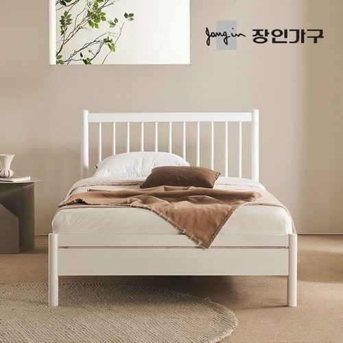 뉴피터 베이직 일반형 원목 침대 Q