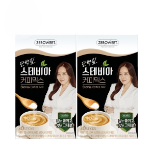 펄세스 제로윗 단백질 스테비아 커피믹스 30개입 (2개)_이미지