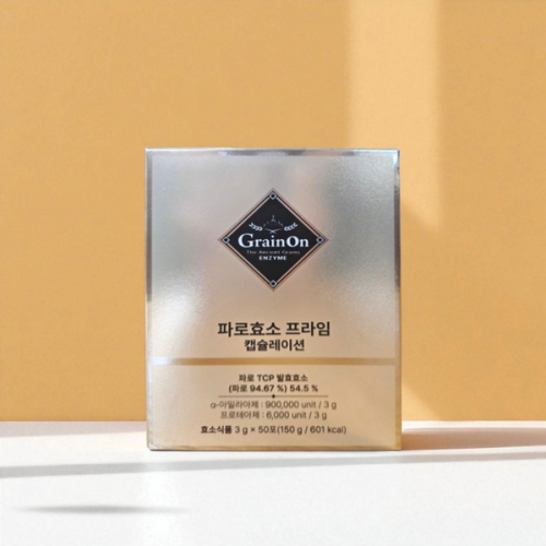 그레인온 파로효소 프라임 캡슐레이션 150g 50포이미지입니다. 누르면 해당 게시물로 새창이동합니다.