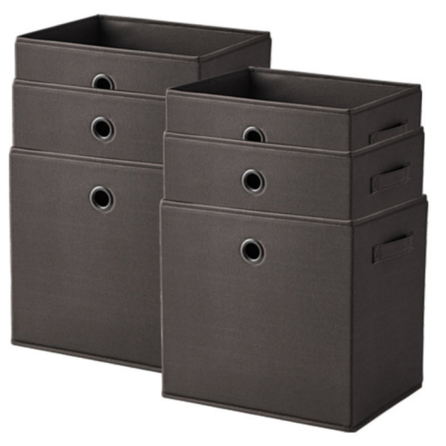 한샘 샘 폴리 수납바스켓 대 (6개)