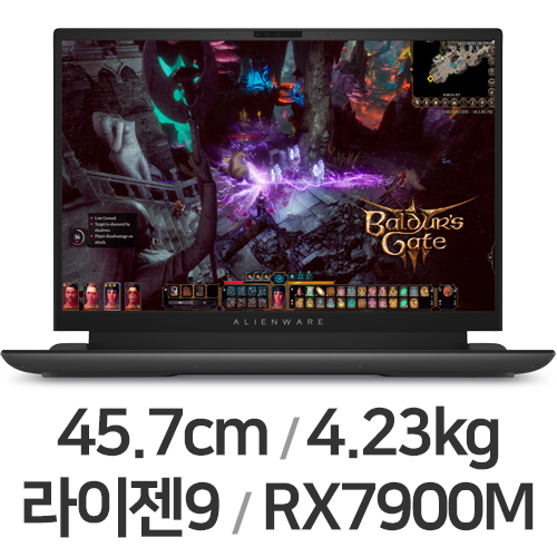 DELL 에일리언웨어 M18 R1A WP06KR (리퍼비시)_이미지