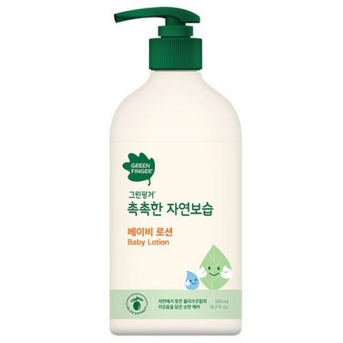 그린핑거 촉촉한 자연보습 베이비 로션 500ml이미지입니다. 누르면 해당 게시물로 새창이동합니다.