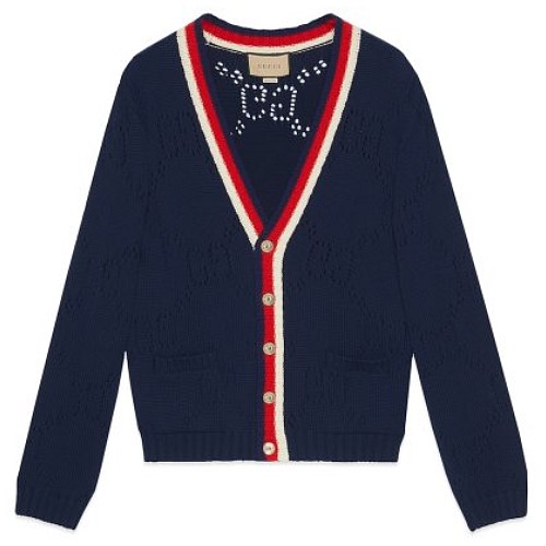 구찌 천공 GG 코튼 가디건 740503 XKC4L 4804_이미지