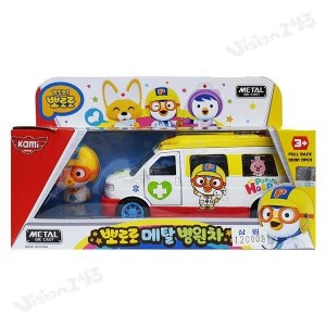 미카 뽀로로 메탈 병원차