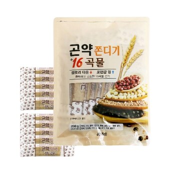 곤약 쫀디기 16곡물 10개입 200g