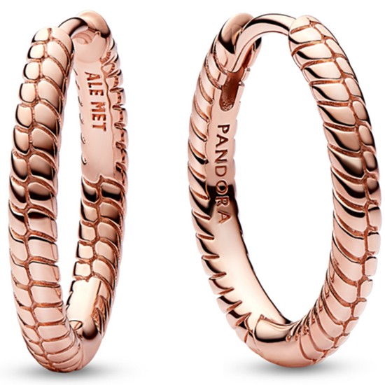 판도라 모멘츠 스몰 참 후프 이어링 282728C00_이미지