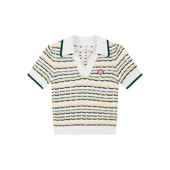 카사블랑카 스트라이프 탑 WPF25KW101501 T