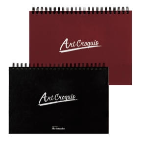 아트메이트 크로키북 양장트윈링 80매 105g A4/B5