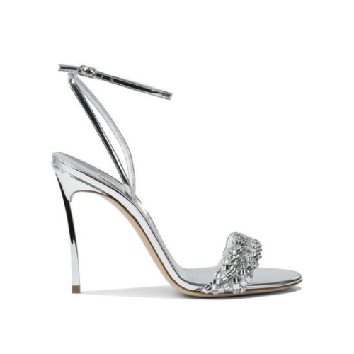 카사데이 CASADEI 라프리마 여성 Interstellar 힐 샌들 100 mm 1L398A100MT0530 9700 실버 /3