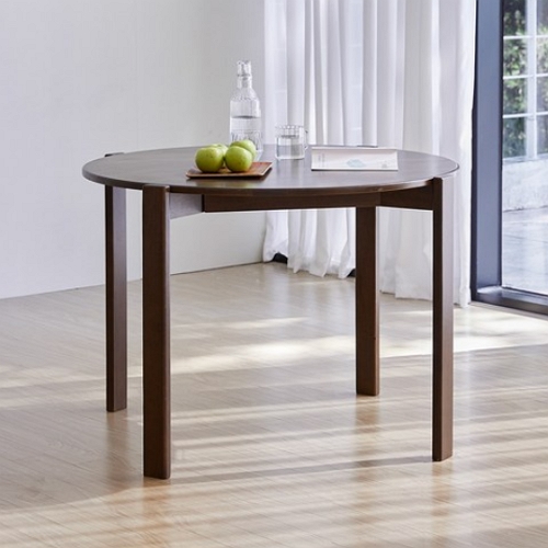 오르 원형 원목 식탁 800