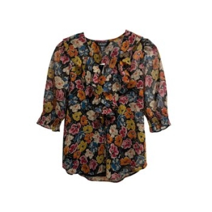 폴로 여성 플로럴 블라우스 200924827_이미지