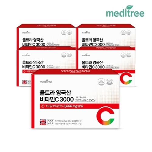 메디트리 울트라 영국산 비타민C 3000 3g 100포 (5개)_이미지