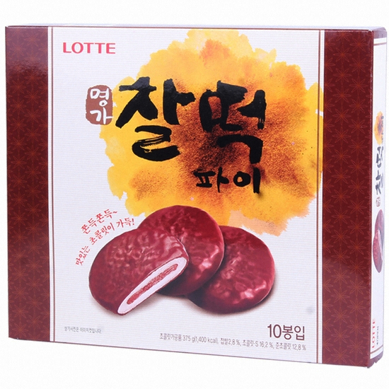 롯데웰푸드 명가 찰떡파이 10개입 375g