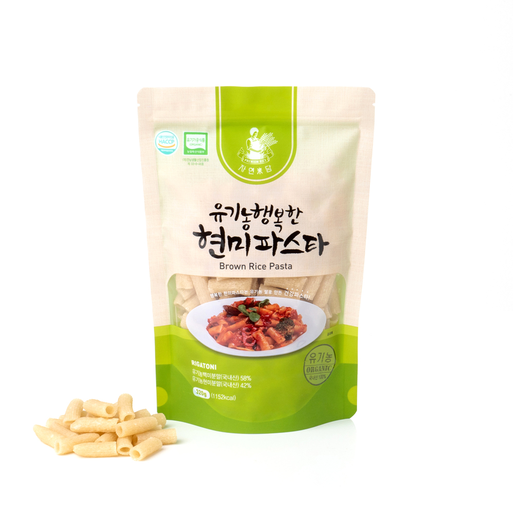 명성제분 유기농 행복한 현미 파스타 320g