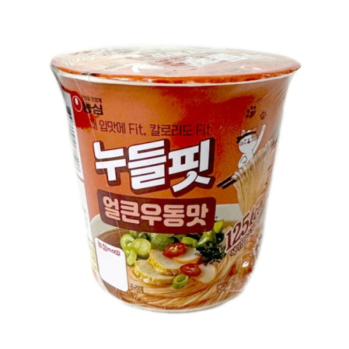 농심 누들핏 얼큰우동맛 35.9g (8개)_이미지