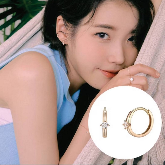 제이에스티나 14K J Basic 귀걸이 JJJBEQ9AS557R4000_이미지