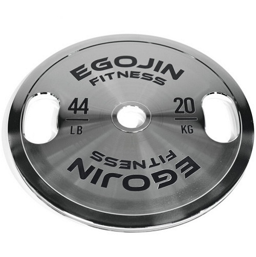 이고진 클럽용 크롬 바벨 중량 원판 51D (20kg, 1개)_이미지