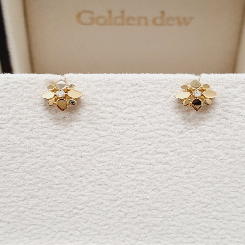 골든듀 블리마 18K 옐로우골드 다이아몬드 귀걸이 211700336YG