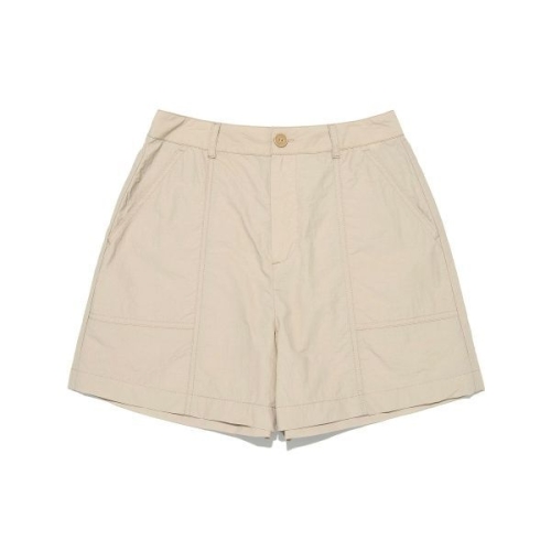 LEE lt브랜드gt 리 우먼 나일론 스티치 쇼츠 베이지 LE2502SO61BE 112999_이미지