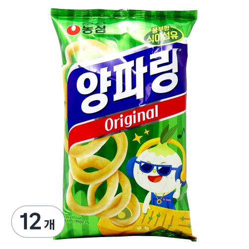 농심 양파링 80g (12개)_이미지
