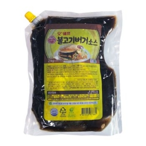 오쉐프 불고기버거소스 2kg (1개)