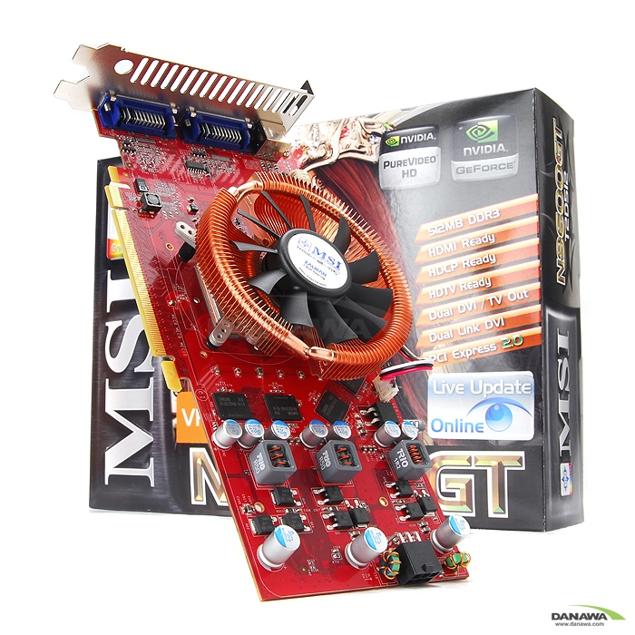 MSI 지포스 9600GT N9600GT-T2D512 HDMI 512MB VF9 웨이코스_이미지
