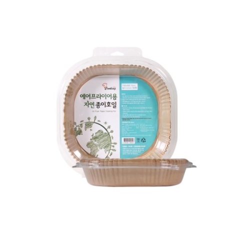 쿠킹플러스 에어프라이어용 종이호일(사각) 23cm (3개(150매))_이미지