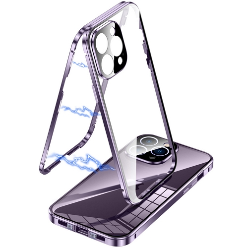 아이폰12/12 프로 하임하이 강화유리 마그네틱 풀커버 케이스