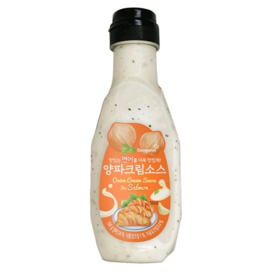 송림푸드 동원 연어용 양파크림소스 190g (1개)_이미지