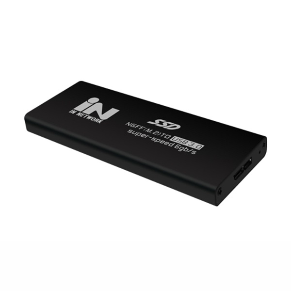 인네트워크 IN-SSDM2 USB 3.0 M.2 SSD 외장케이스 (SSD미포함)_이미지