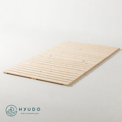 휴도 선유 접이식 원목 깔판 저상형 침대 Q (퀸 Q)
