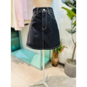 부루앤쥬디 흑 데님 미니 스커트 BBRDDS101A_이미지