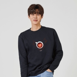 오너클랜 키밍 커피 한잔 맨투맨오버핏 데일리후드 면티 6042566