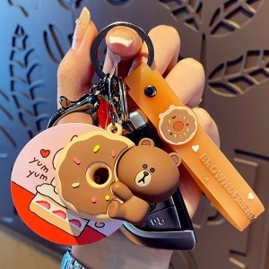 라인프렌즈 LINE FRIENDS 키링 자동차키홀더 네이버 열쇠고리 가방걸이