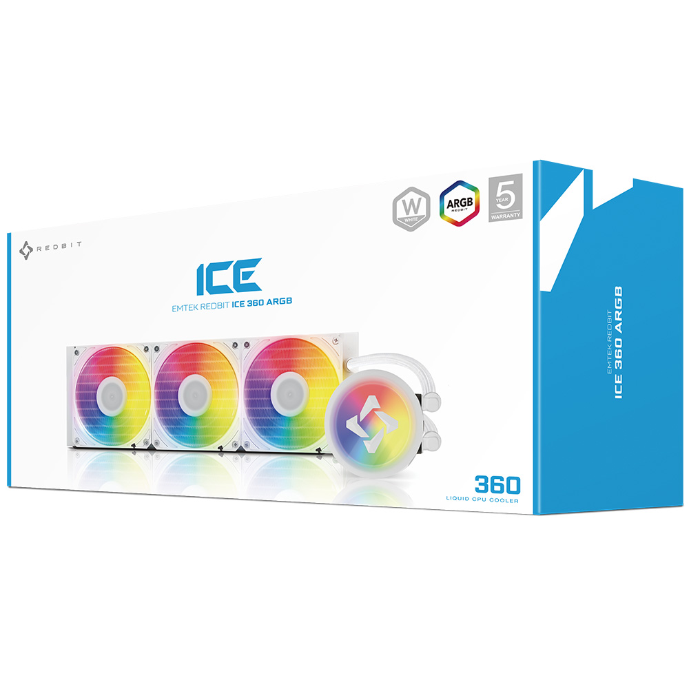 이엠텍 레드빗 ICE 360 ARGB (화이트)_이미지