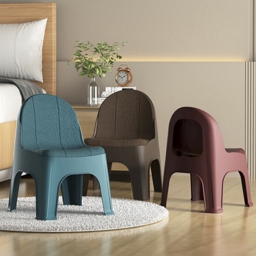 오블롱 소 통사출로 튼튼한 등받이 의자