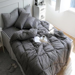 로얄홈 레오나 엘렌 세미마이크로 차렵이불세트 (더블 D)