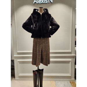 제시뉴욕 알랙시스앤후드페이크퍼자켓BDW7NNJP8830