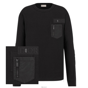 크리스찬디올 대구 바이샵 X 사카이 포켓 패치티 213J642A0554 국내 오프라인 보장_이미지