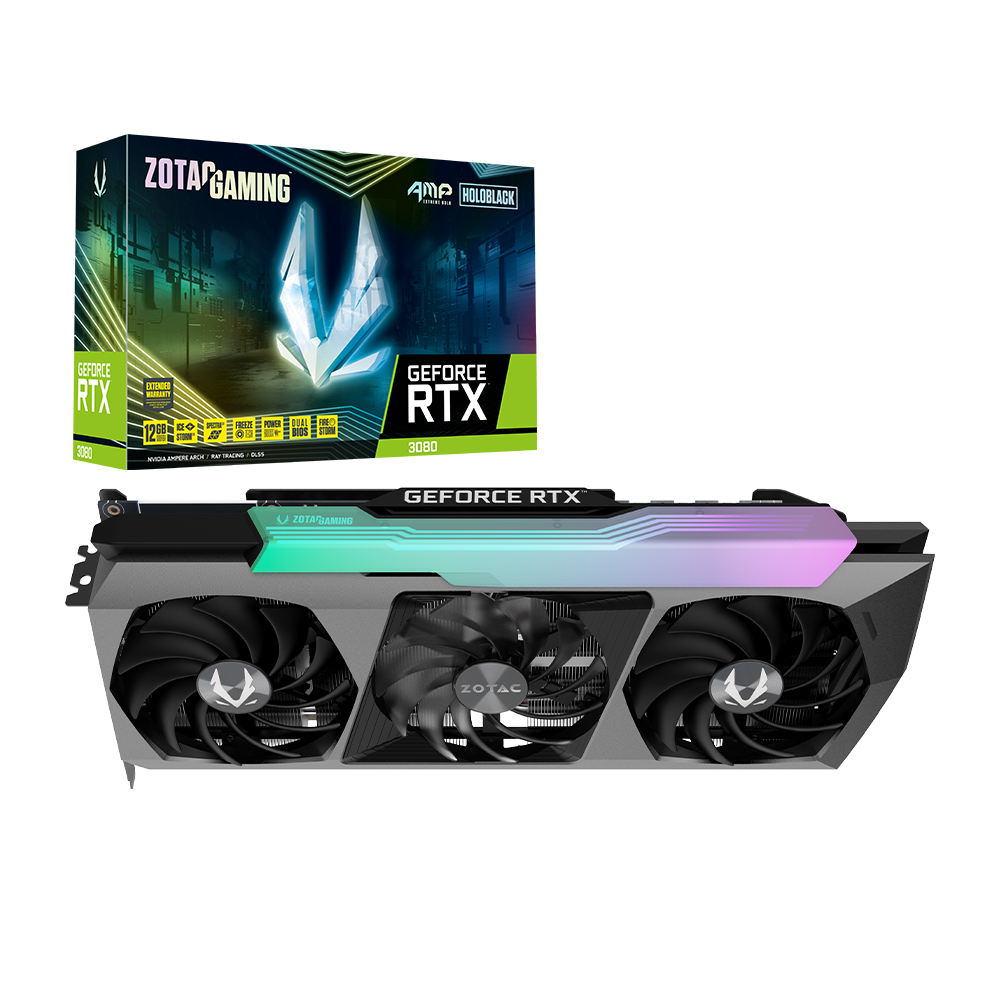 ZOTAC GAMING 지포스 RTX 3080 AMP EXTREME Holo D6X 12GB LHR_이미지