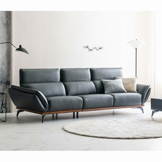 레이디가구 시그니처 라벨르 가죽소파+테이블 4인용_이미지