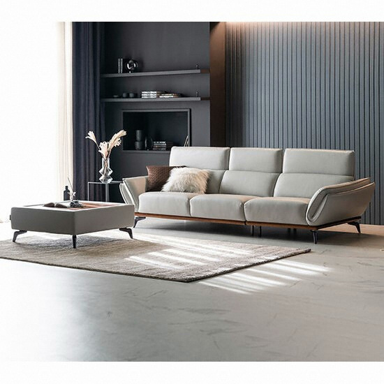 레이디가구 시그니처 라벨르 가죽소파+테이블 4인용