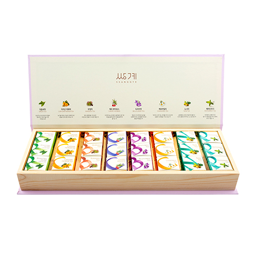 쌍계명차 큐브우드 세트 24T (6개)_이미지