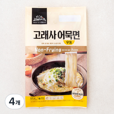 늘푸른바다 고래사어묵 어묵면 우동 225g