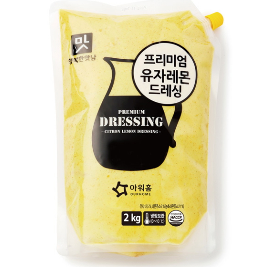 행복한맛남 유자 레몬 드레싱 2kg