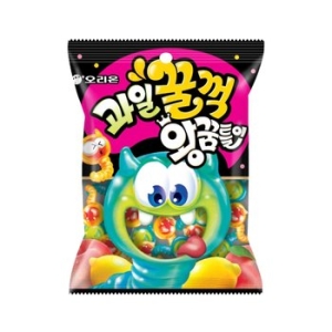 오리온 과일꿀꺽 왕꿈틀이 75g (8개)_이미지