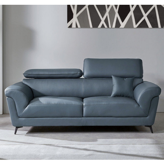 스코나 키예프 가죽 소파 3인용