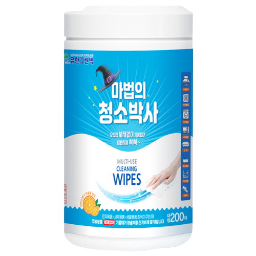 유한그린텍 마법의 청소박사 1714 캡형 200매