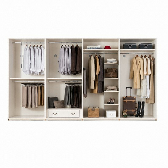 에넥스 ENNEE 블레스 글로시 슬라이딩 붙박이장 실속형 (15cm)_이미지